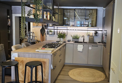 Display german kitchen with - display,